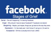 Facebook Stages of Grief